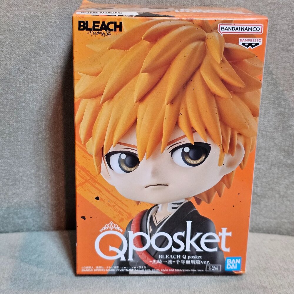 Banpresto Q Posket Bleach Blood War Vol. 2 Ichigo Kurosaki figure